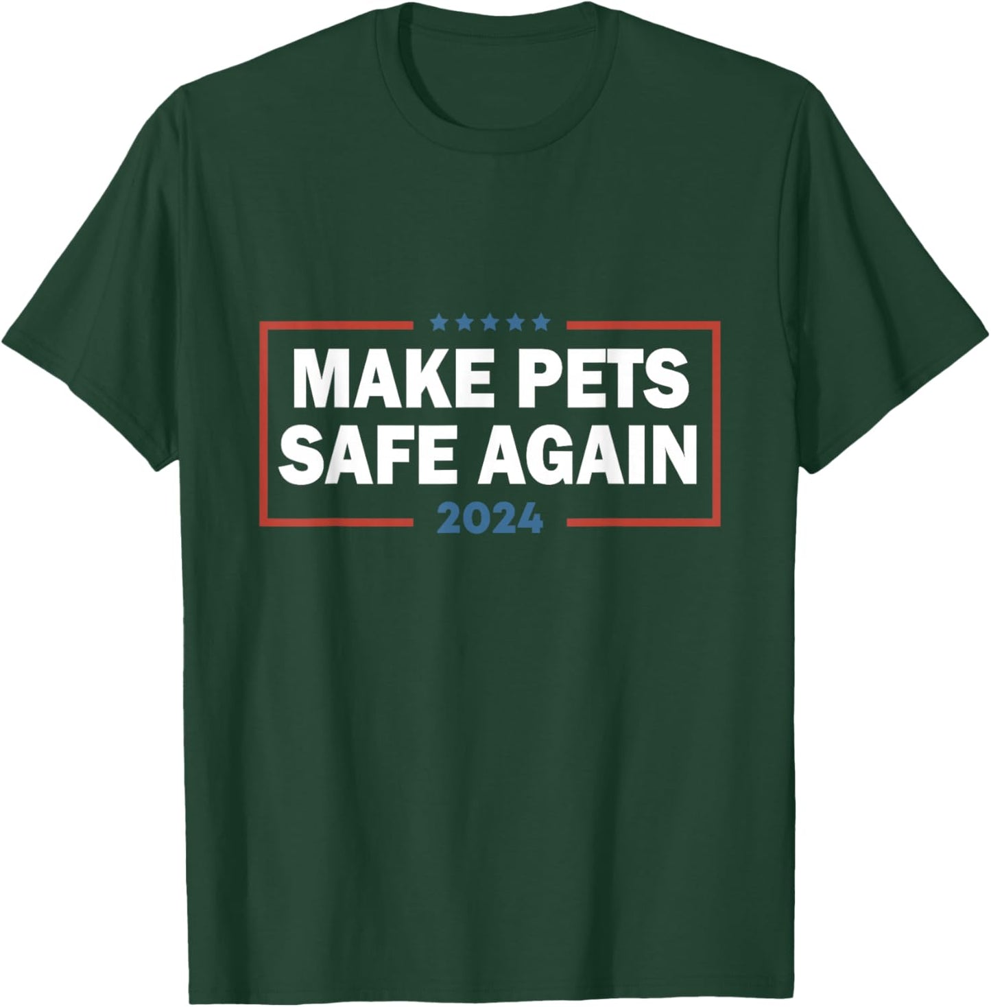 Make Pets Safe Again Trump Harris Debate Eating The Dogs Cat Men Women T-Shirt - T-Shirt | Forest