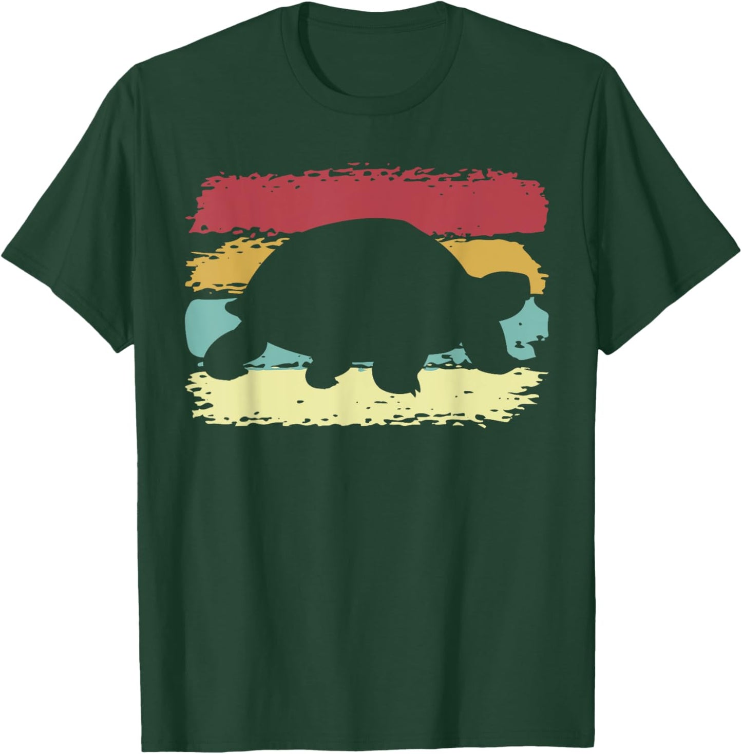 Vintage Tortoises Turtle Lover Funny Tortoise Retro T-Shirt - T-Shirt | Forest