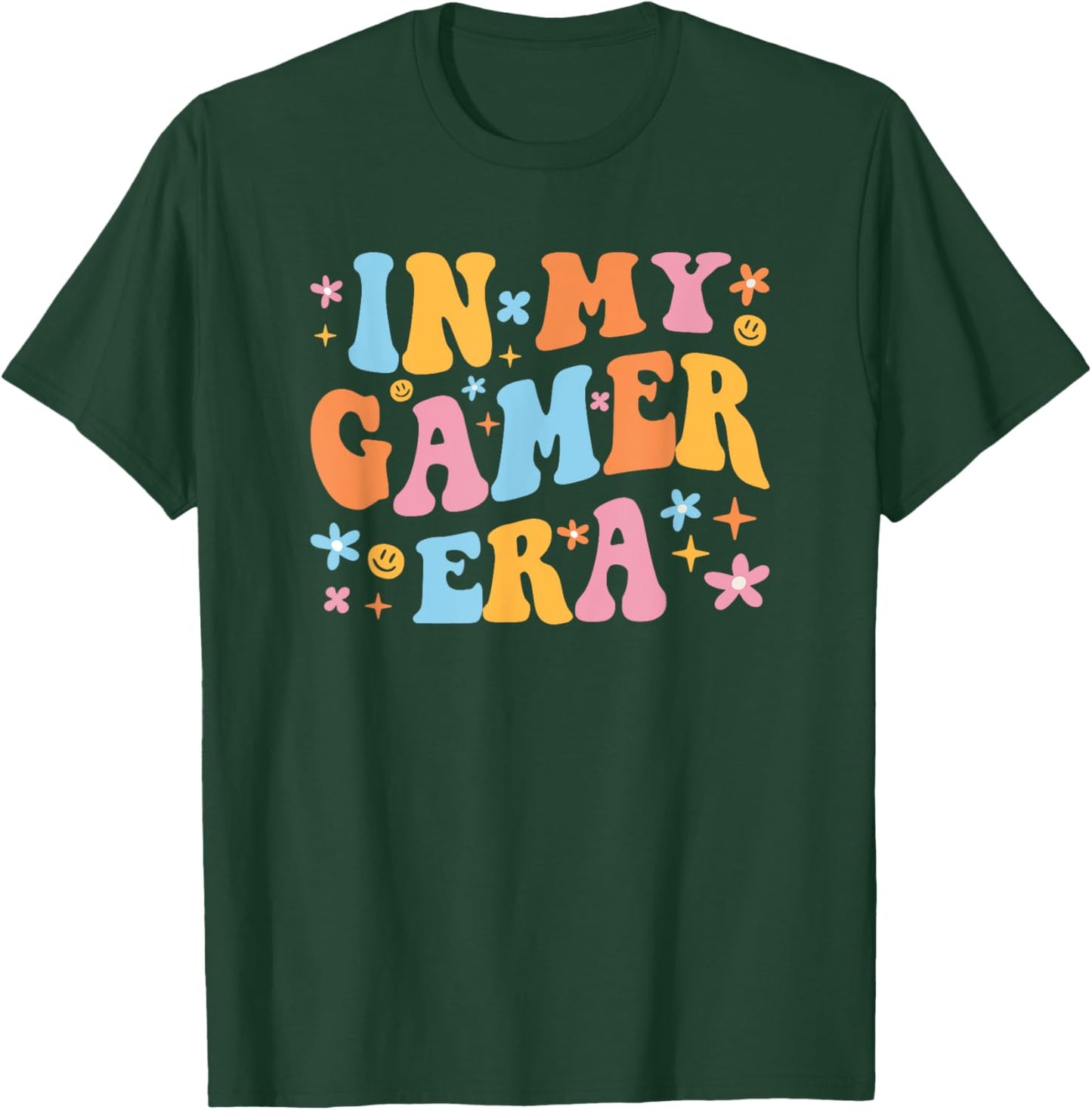 In My Gamer Era Video Games Lover Cute Gamer Girl Women T-Shirt - T-Shirt | Forest