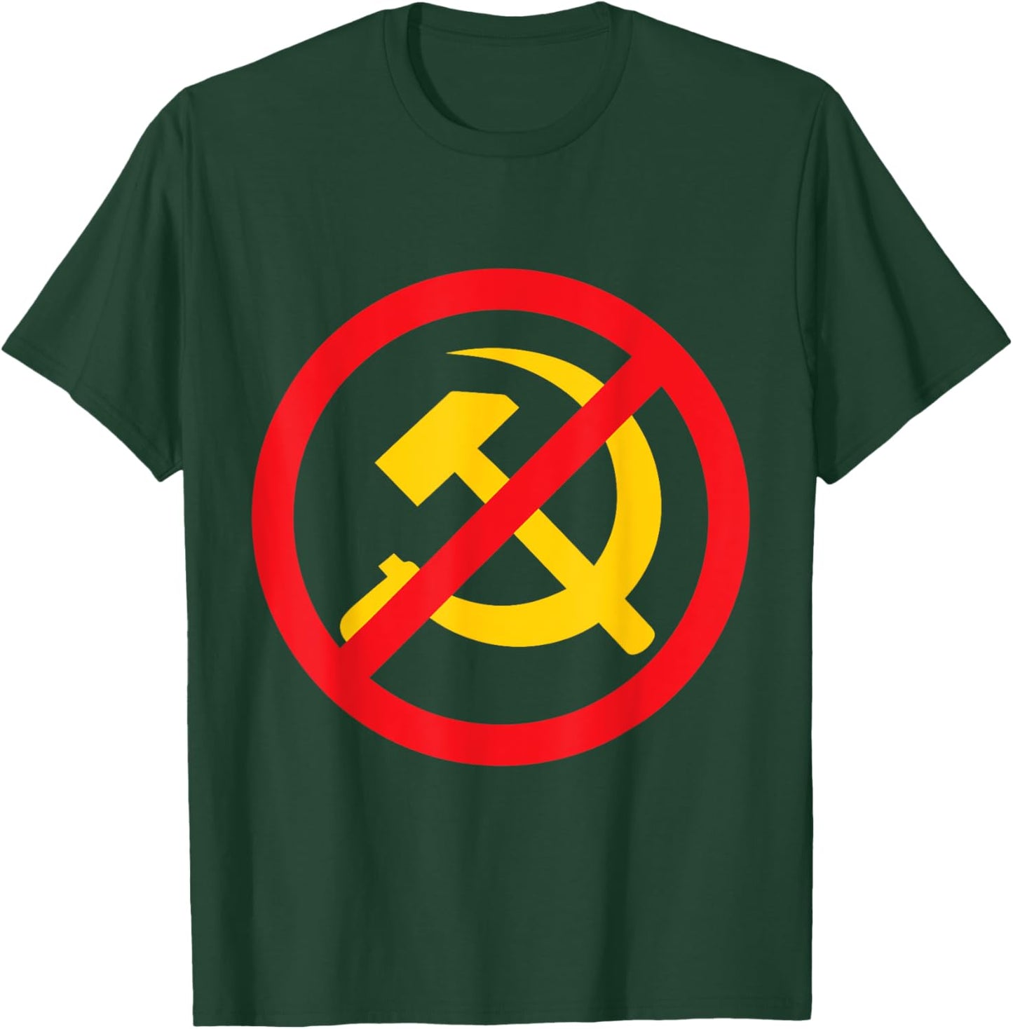Say No To Communism and Anti Commie T-Shirt - T-Shirt | Forest