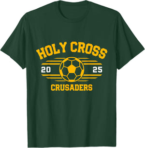 Holy Cross Crusaders Soccer Ball 2025 T-Shirt - T-Shirt | Forest