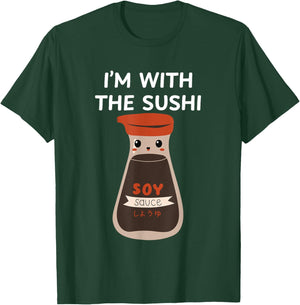 Easy Funny Group Costume - Soy Sauce Condiment Costume T-Shirt - T-Shirt | Forest