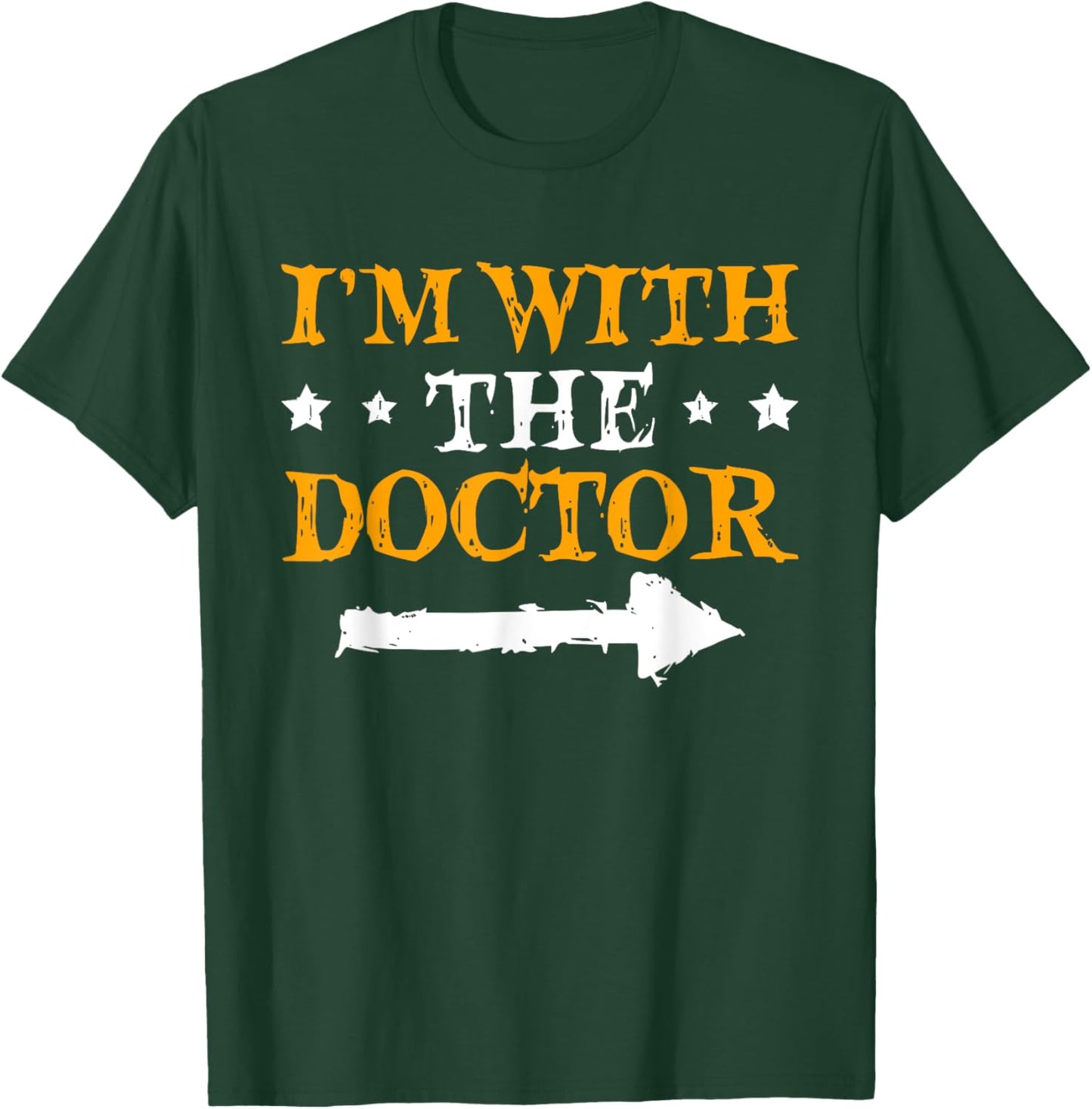 I'm With The Doctor Funny Couple Halloween T-Shirt - T-Shirt | Forest
