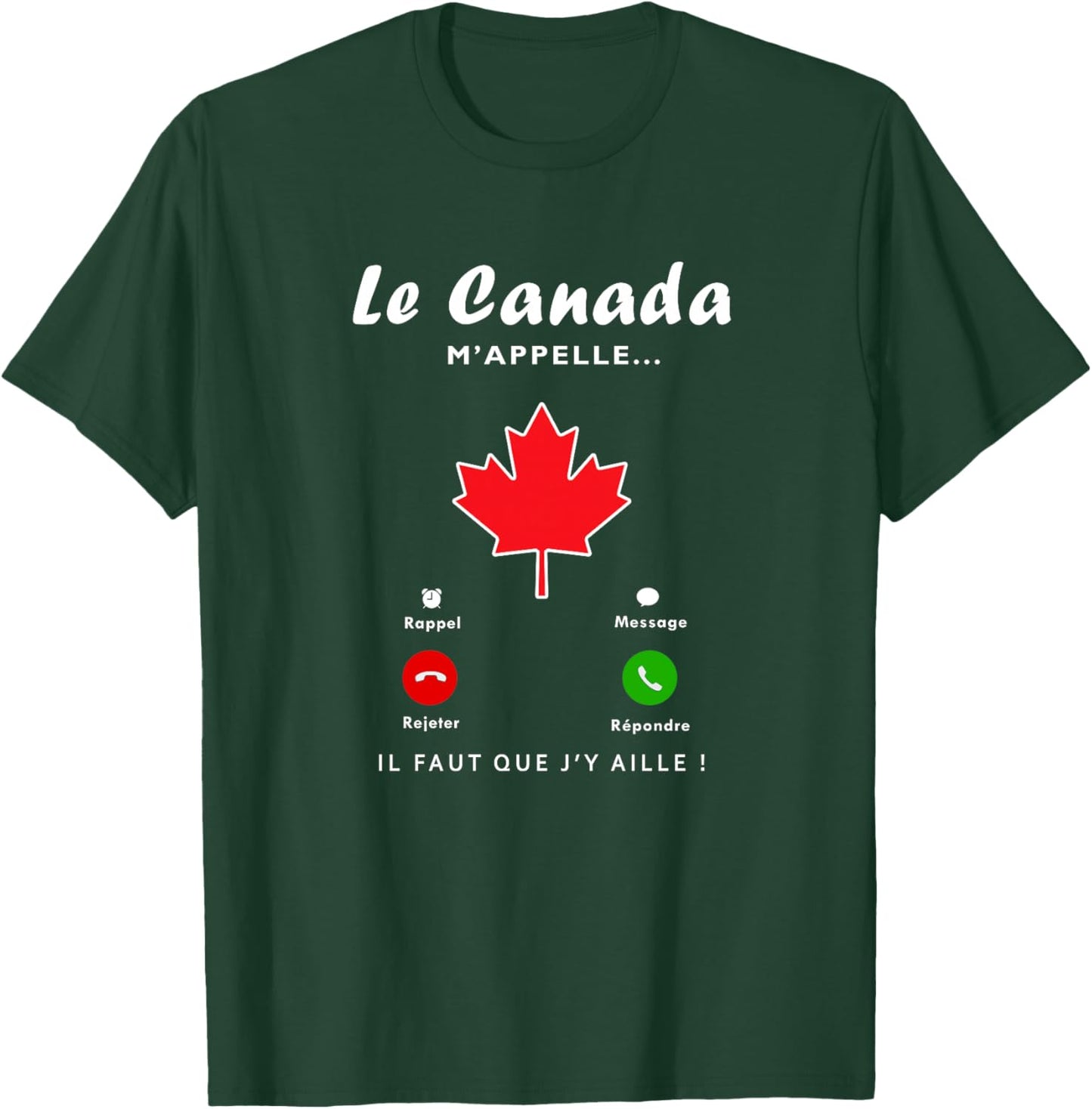 Le Canada m'appelle, Immigration au Canada Homme Femme Haut de Gamme T-Shirt - T-Shirt | Forest