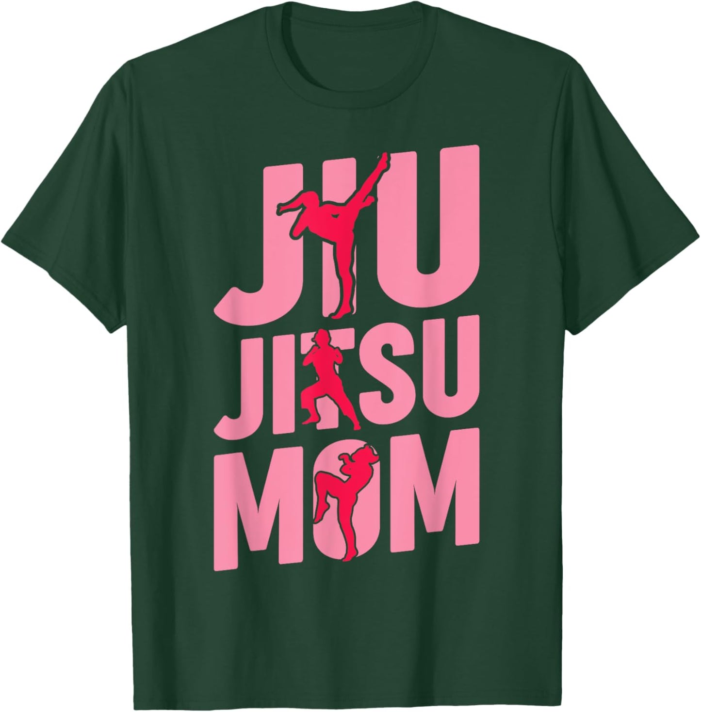 Martial Art Jiu Jitsu Mom Sport T-Shirt - T-Shirt | Forest
