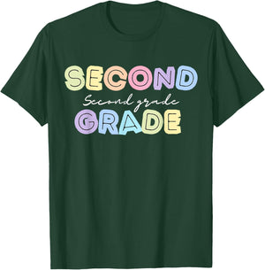 First day Teachers Welcome back to School Team 2nd grade T-Shirt - T-Shirt | Forest