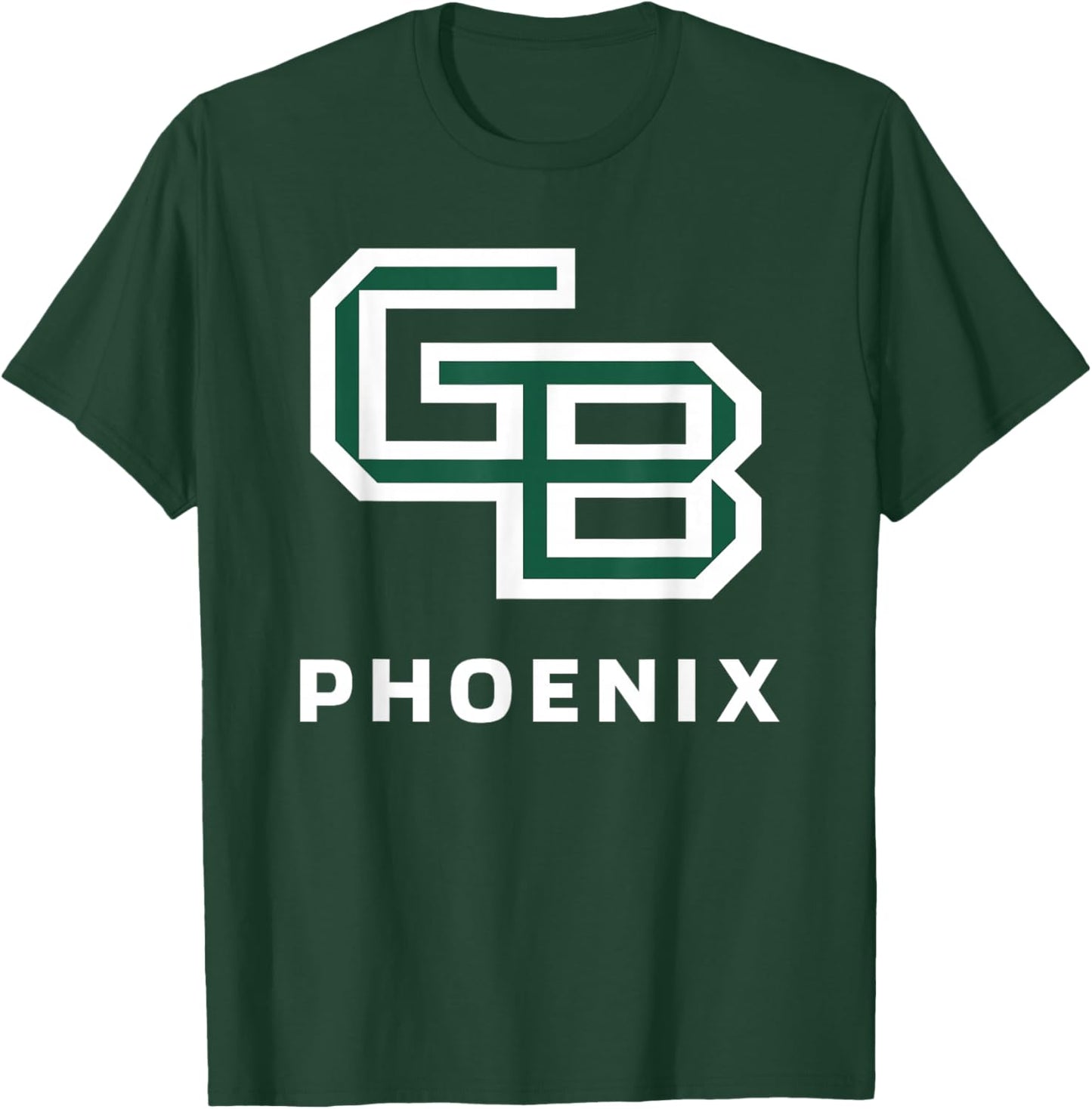 Wisconsin Green Bay Phoenix Icon Black Officially Licensed T-Shirt - T-Shirt | Forest