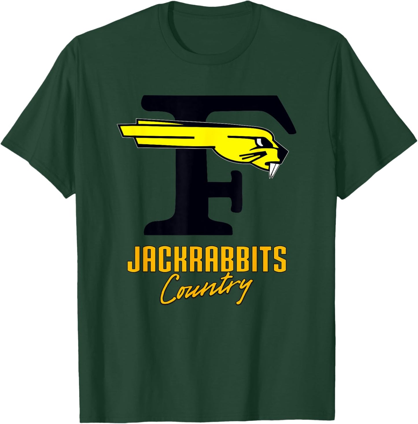 Forney Jackrabbits Logo Country HS T-Shirt - T-Shirt | Forest