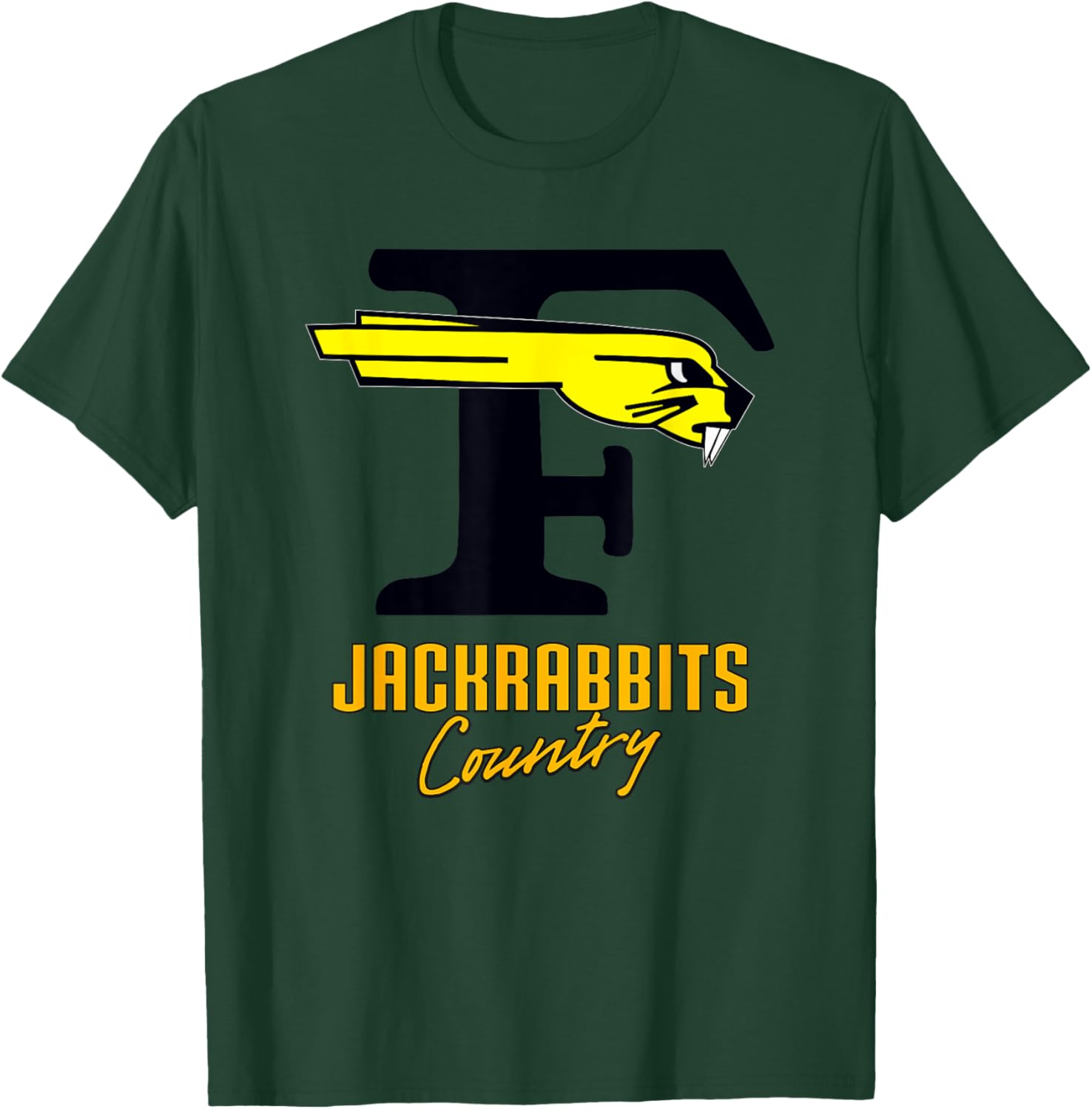 Forney Jackrabbits Logo Country HS T-Shirt - T-Shirt | Forest