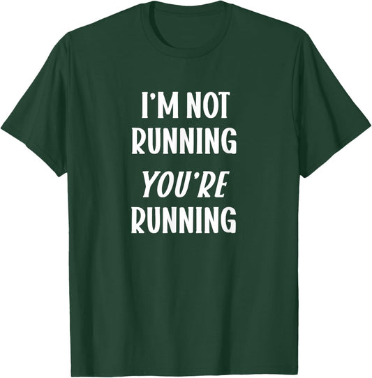 Funny Marathon Spectator Saying Runner Support Cheering Crew T-Shirt - T-Shirt | Forest