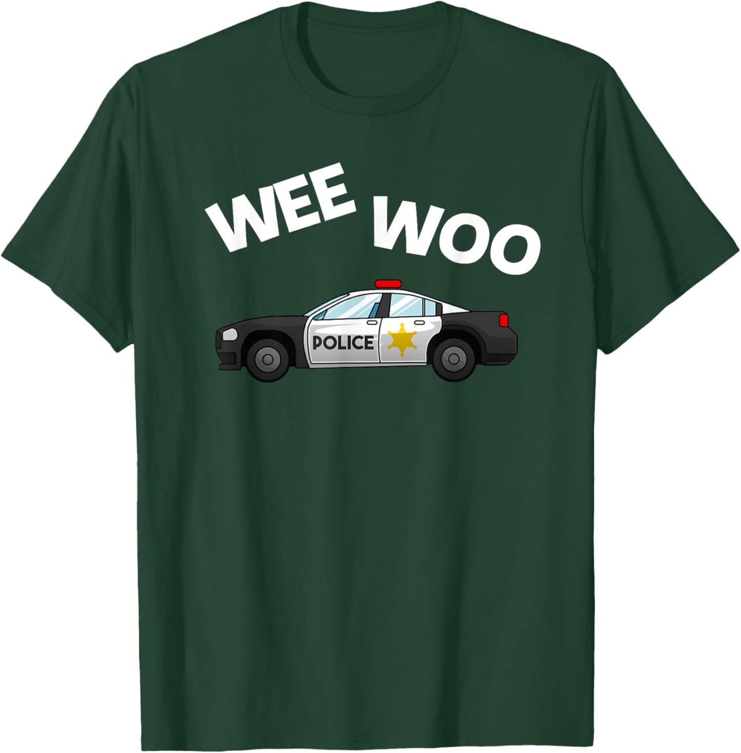 Cool Police Officer Design For Boys Kids Toddler Cop Police T-Shirt - T-Shirt | Forest