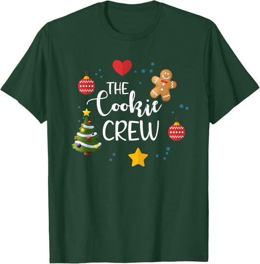 The Cookie Crew, Cookie Baking Crew, Baking Spirit Bright T-Shirt - T-Shirt | Forest