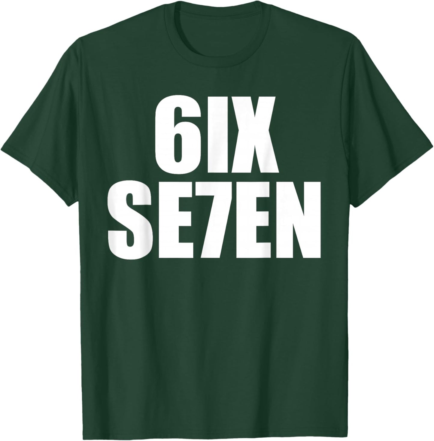 Fun Six Seven 6 7 Meme Design 6 7 T-Shirt - T-Shirt | Forest