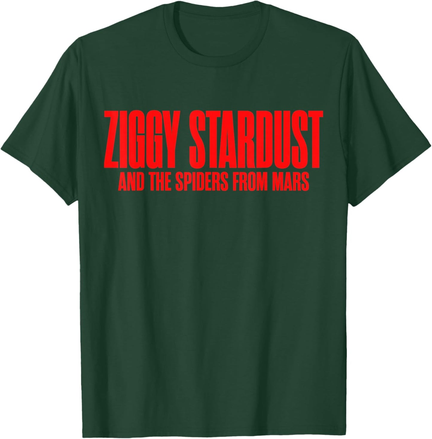 Official David Bowie Ziggy Stardust Motion Picture Logo T-Shirt - T-Shirt | Forest