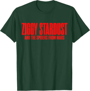 Official David Bowie Ziggy Stardust Motion Picture Logo T-Shirt - T-Shirt | Forest