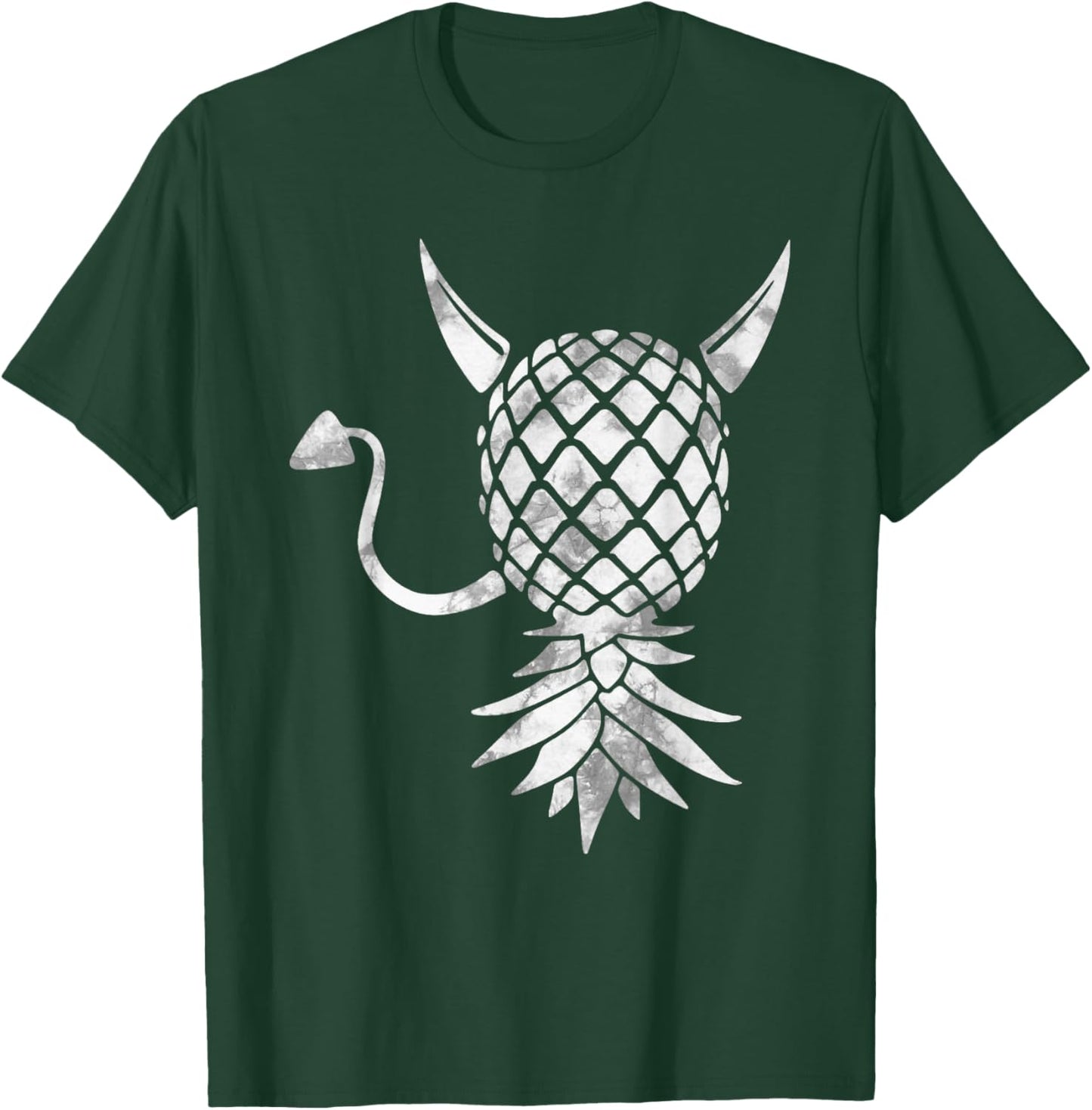 Upside Down Swinger Pineapple Devil T-Shirt - T-Shirt | Forest
