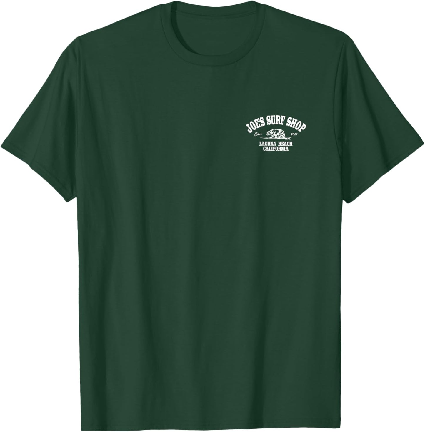 Joe's Surf Shop California Logo Graphic T-Shirt - T-Shirt | Forest
