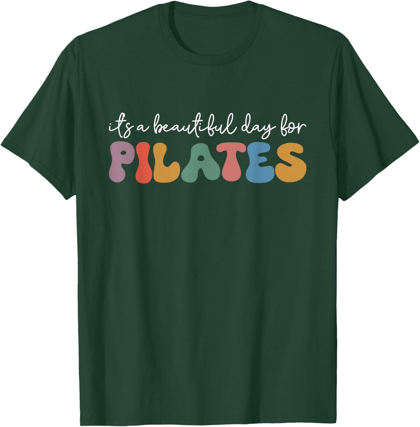 SOMMAS YOGA Retro Pilates Lover Instructor Workout T-Shirt - T-Shirt | Forest