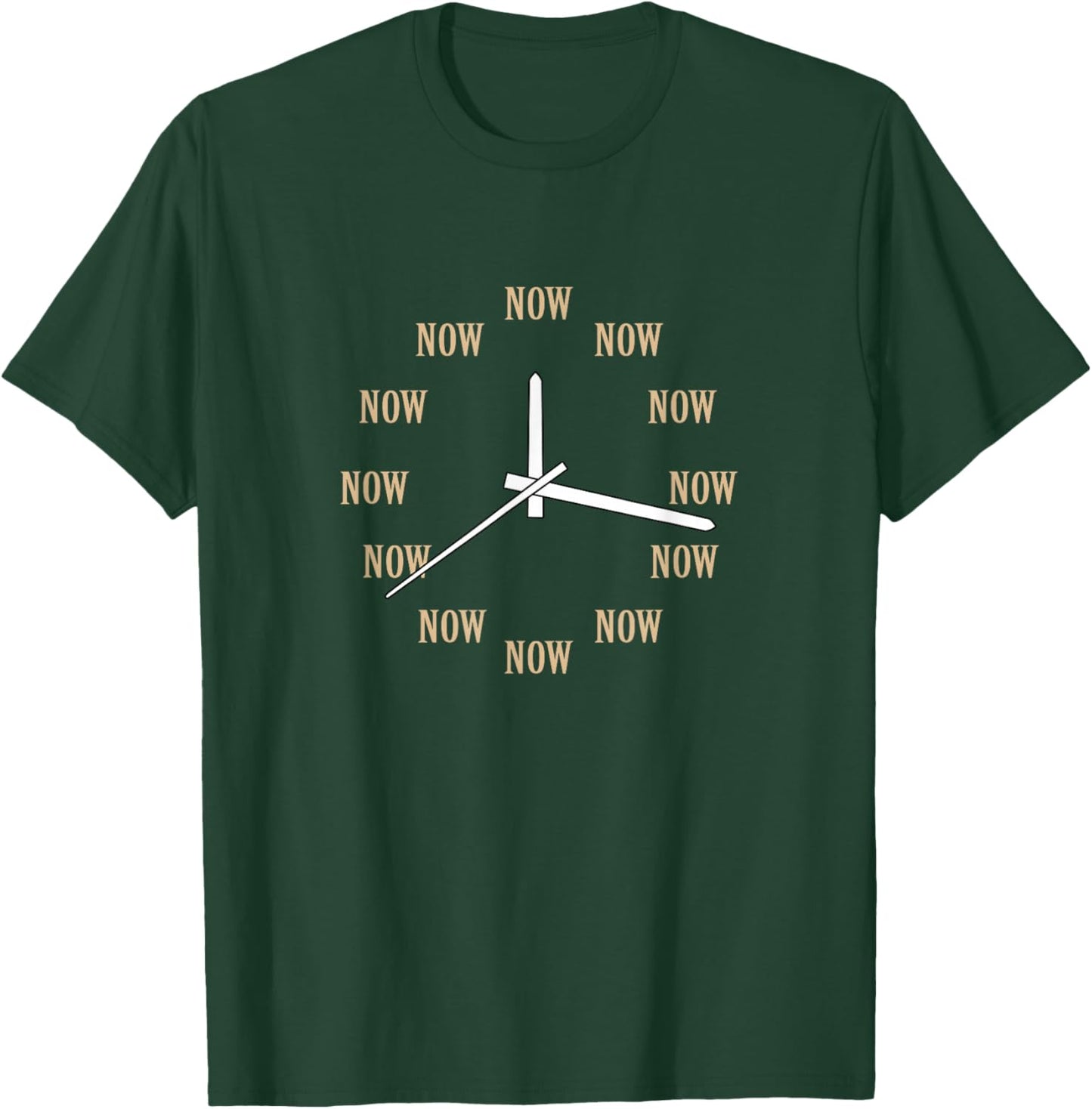 Tan Color The Perfect Time Tan Graphic T-Shirt - T-Shirt | Forest