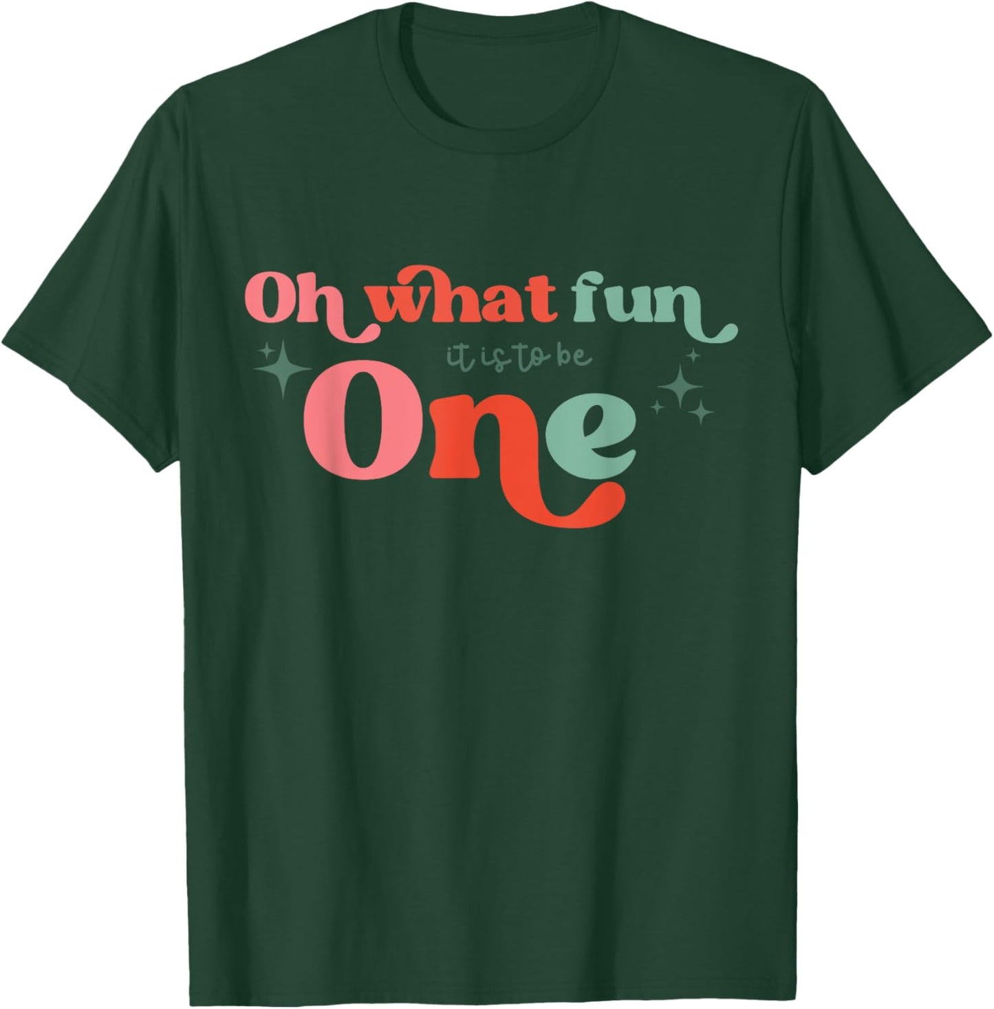 Oh What Fun It Is To Be One Christmas Family Matching Xmas T-Shirt - T-Shirt | Forest