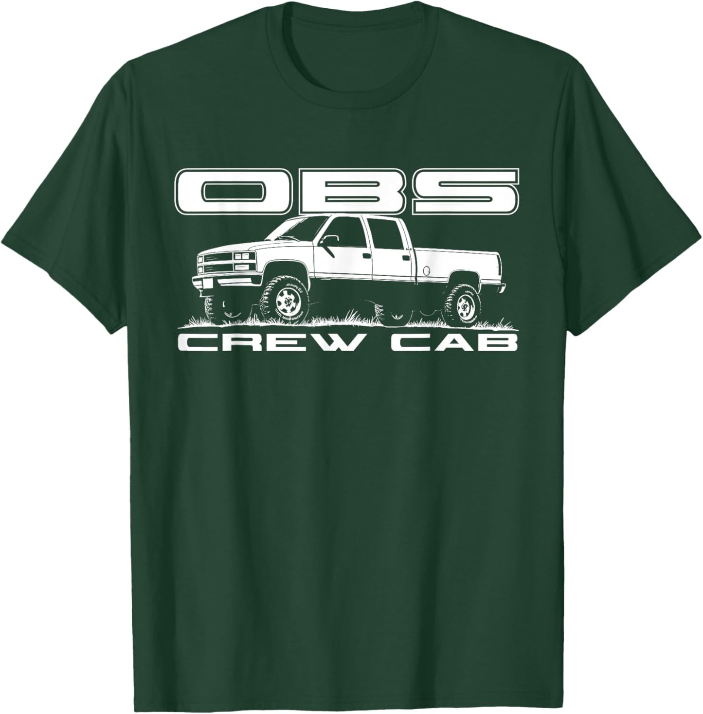 GMT400 Crew Cab OBS Old Body Style 1988-1998 4x4 Truck T-Shirt - T-Shirt | Forest