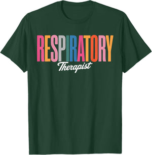 Respiratory Therapist Lung Health T-Shirt - T-Shirt | Forest
