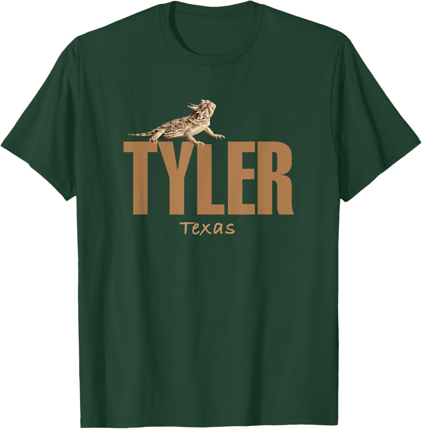 Tyler Texas Horned Toad Design T-Shirt - T-Shirt | Forest