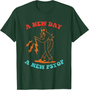 A New Day A New Psyop Retro Vintage T-Shirt - T-Shirt | Forest