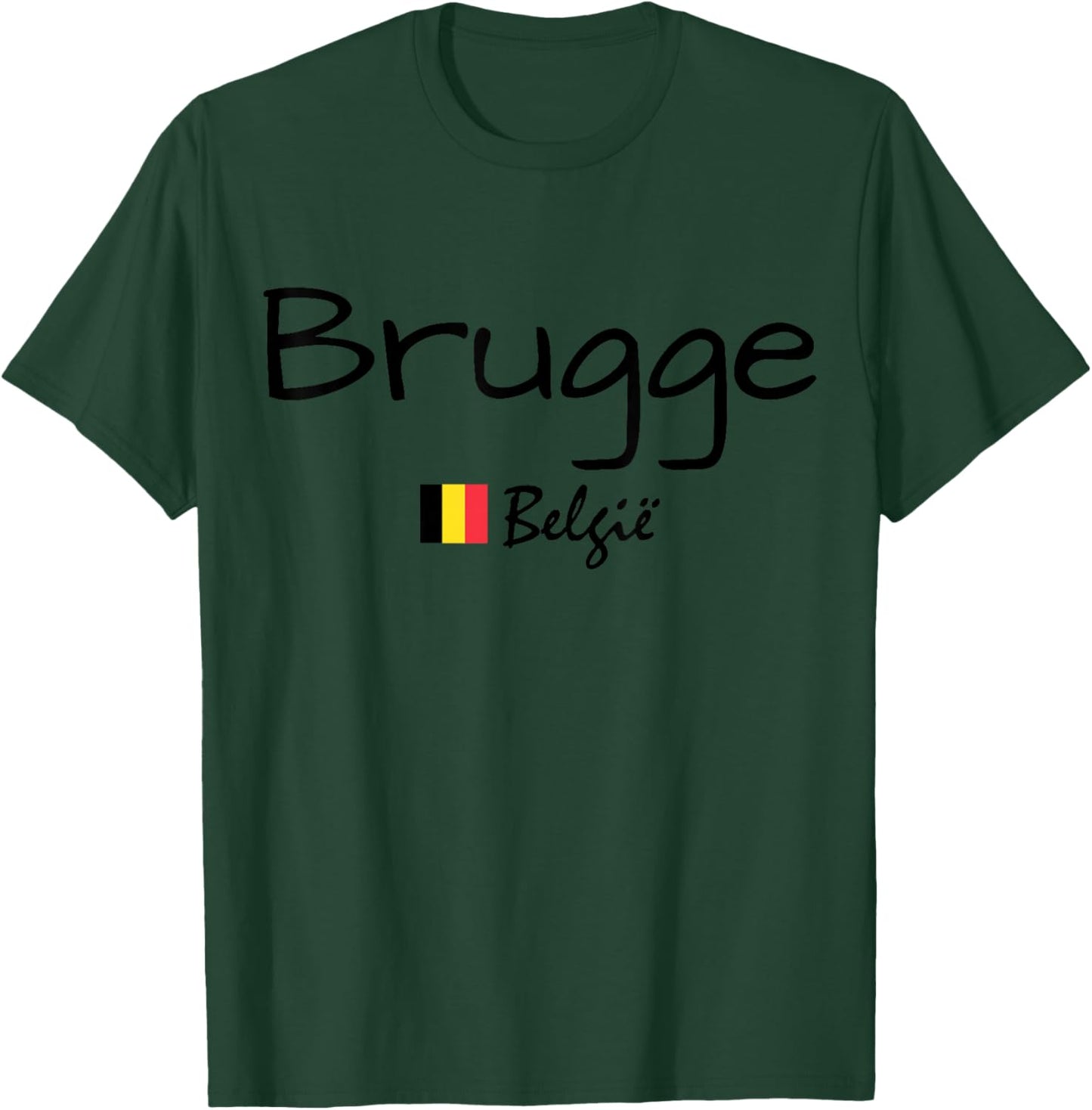Brugge België, Belgium Flag, Belgium Travel, Bruges T-Shirt - T-Shirt | Forest