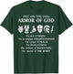 Put On The Full Armor Of God T-Shirt - T-Shirt | Forest