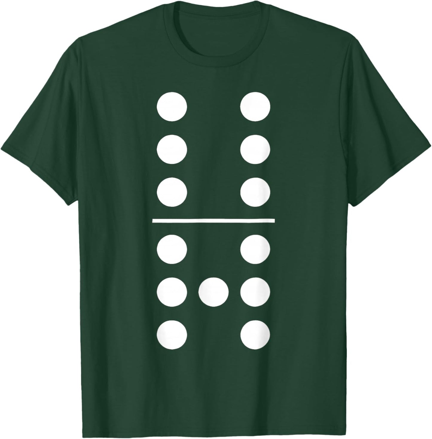Retro Domino 6 and 7 Matching 67 Dominos Group Costumes 6-7 T-Shirt - T-Shirt | Forest