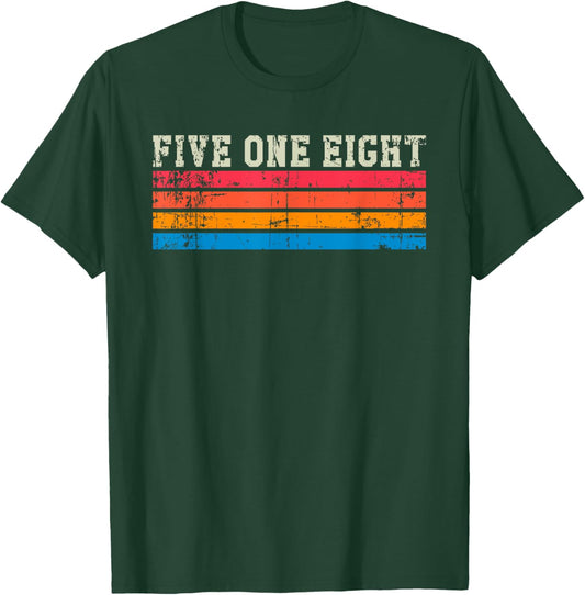 Albany New York Vintage Retro Area Code T-Shirt - T-Shirt | Forest