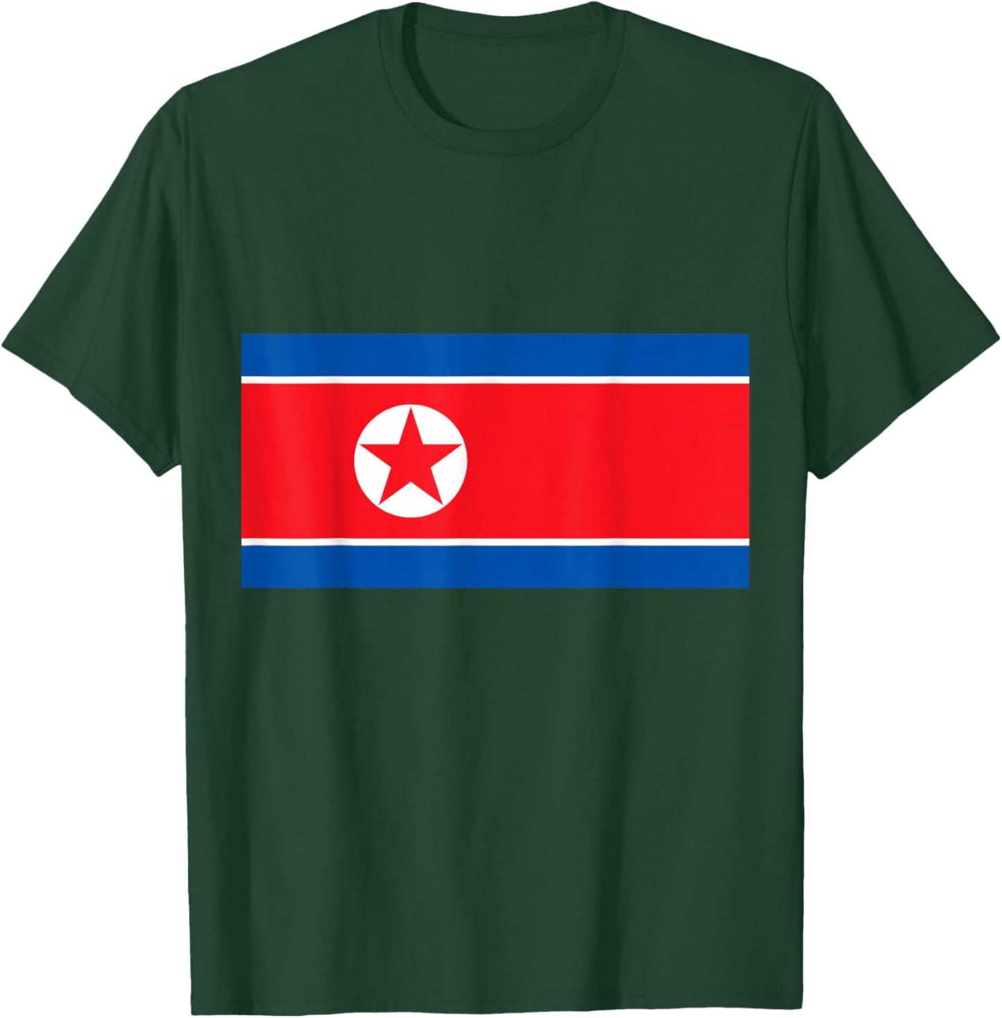 Drapeau de la Corée du Nord T-Shirt - T-Shirt | Forest