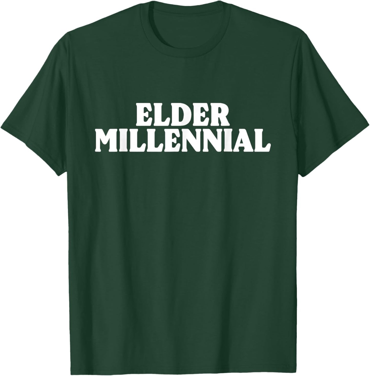 Elder Millennial Funny Retro 90s Nostalgia T-Shirt - T-Shirt | Forest