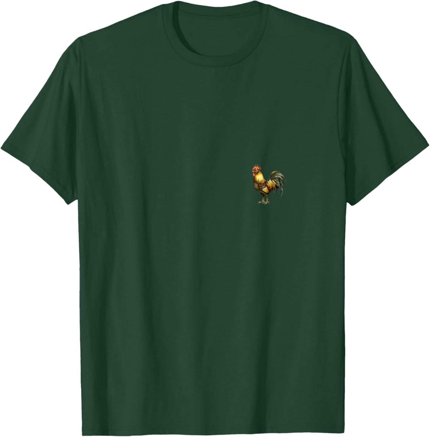 Vintage Rooster Key West Florida Vacation 2-Sided V-Neck T-Shirt - T-Shirt | Forest