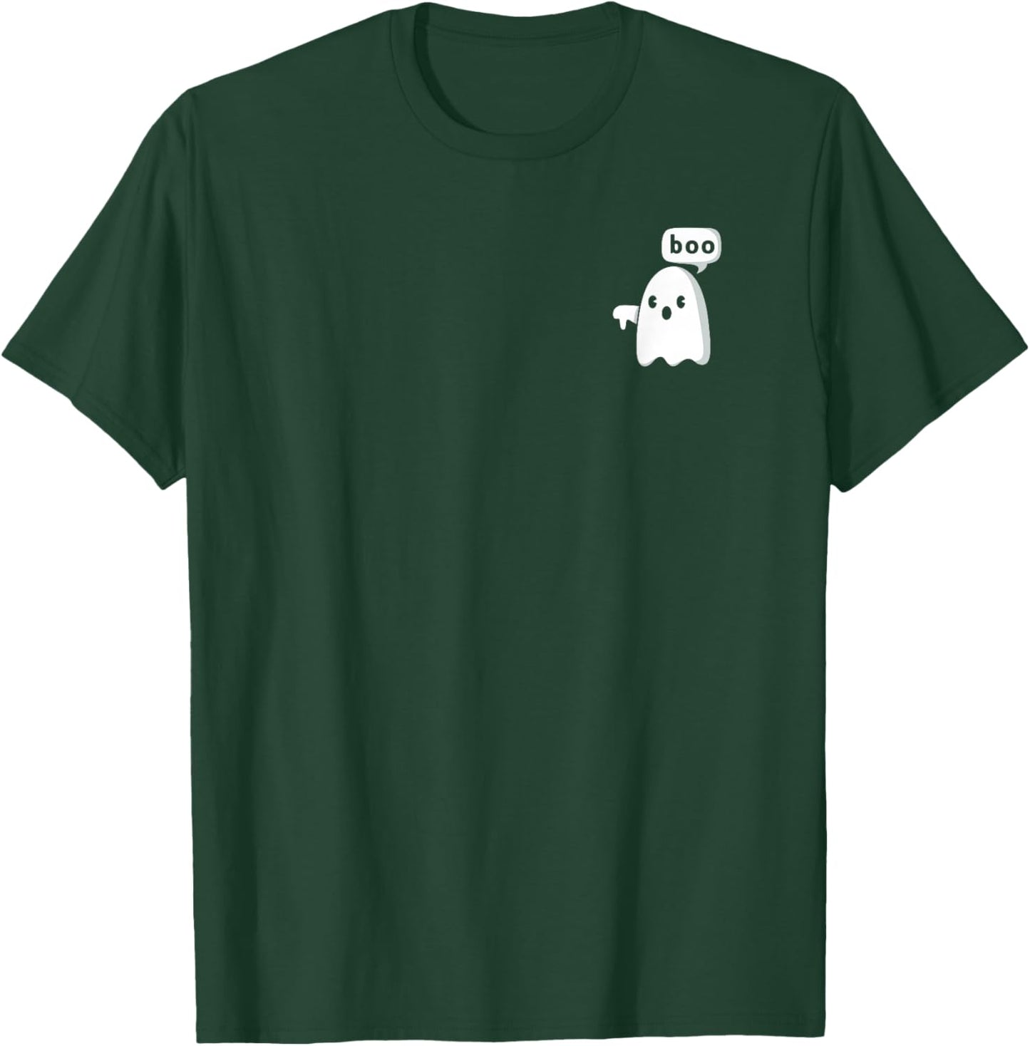 Thumbs Down Ghost Screaming Boo Disapproval Ghost halloween T-Shirt - T-Shirt | Forest