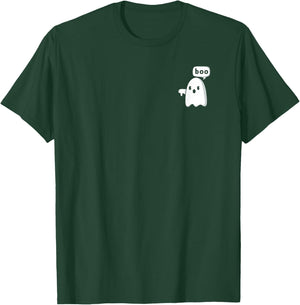 Thumbs Down Ghost Screaming Boo Disapproval Ghost halloween T-Shirt - T-Shirt | Forest