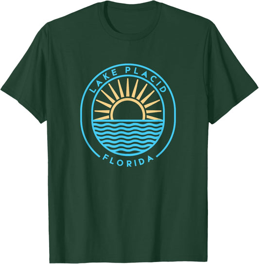 Lake Placid Florida Outdoors Vintage T-Shirt - T-Shirt | Forest
