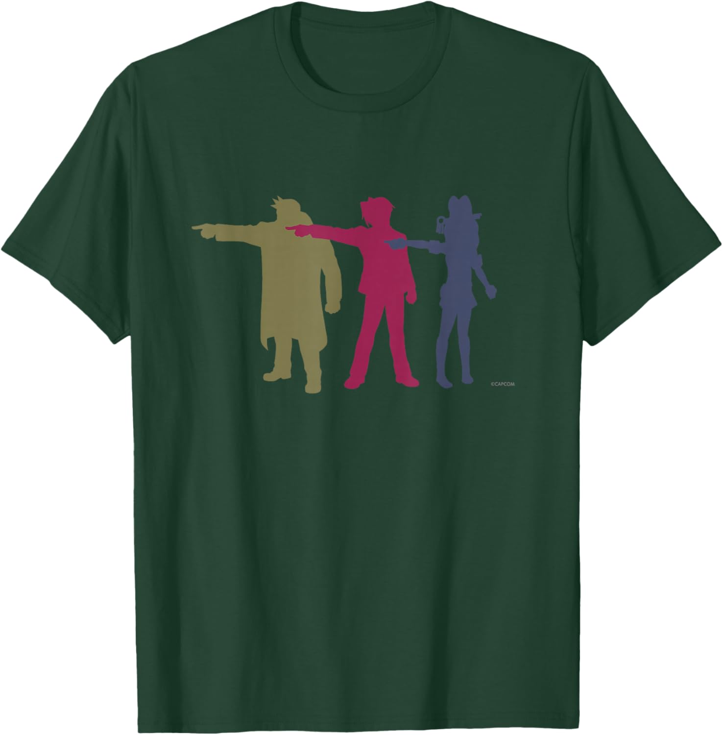 Ace Attorney Investigations Collection Triple Objection (A) T-Shirt - T-Shirt | Forest