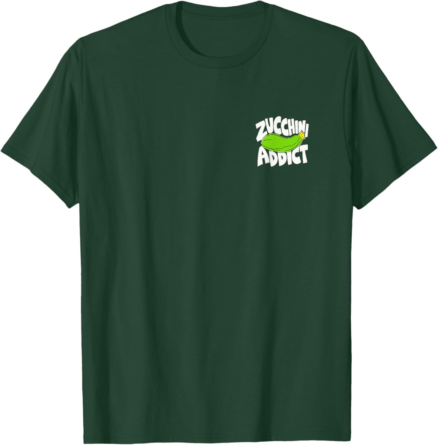 Écusson Minimaliste courgette T-Shirt - T-Shirt | Forest