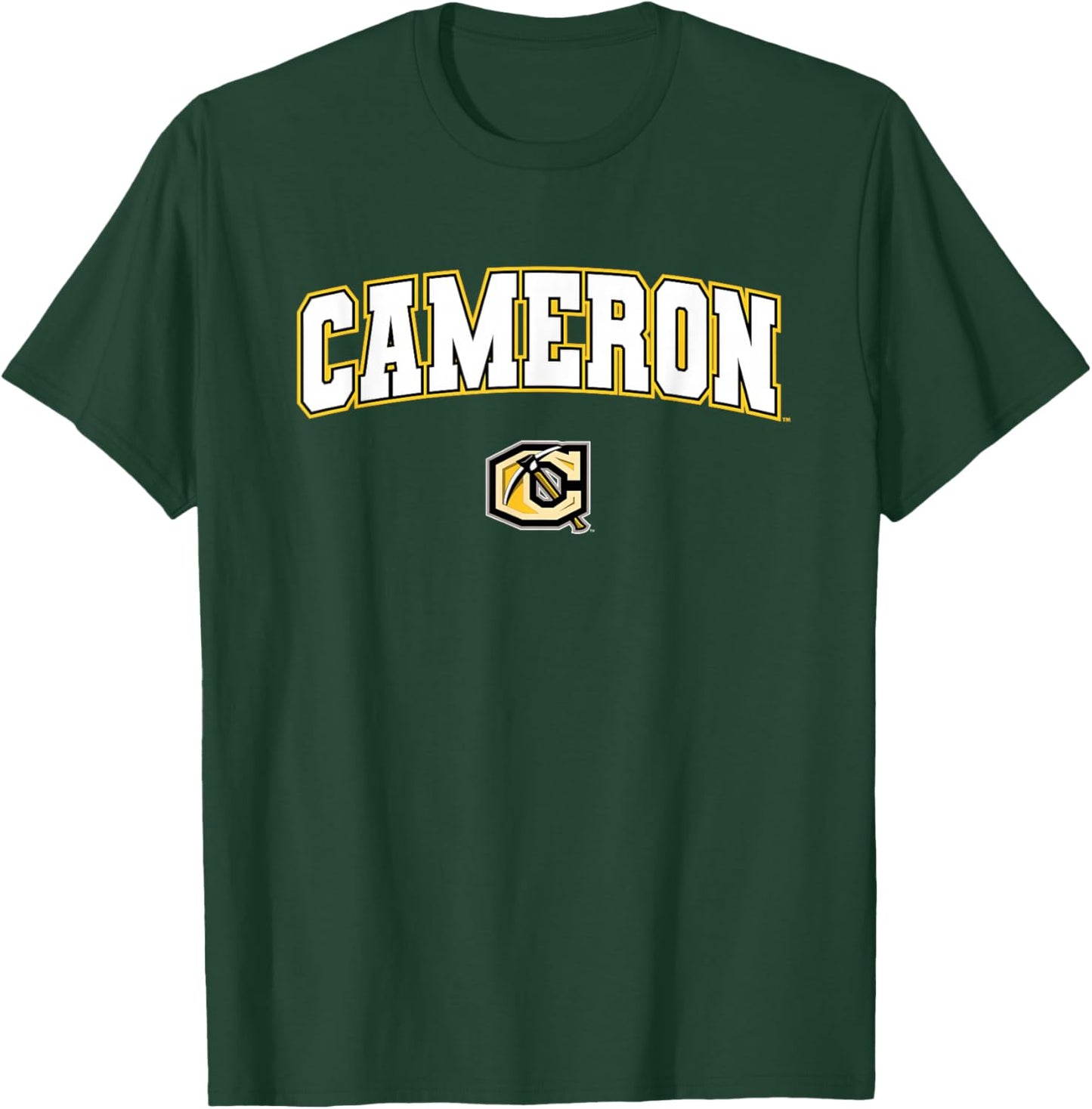 Cameron University Aggies Arch Logo T-Shirt - T-Shirt | Forest