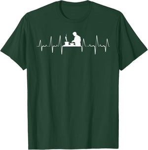 Cooking Chef Evolution Cuisine Cook Meal Preparing T-Shirt - T-Shirt | Forest