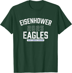 Eisenhower Eagles Shelby Township, Michigan 2025 T-Shirt - T-Shirt | Forest