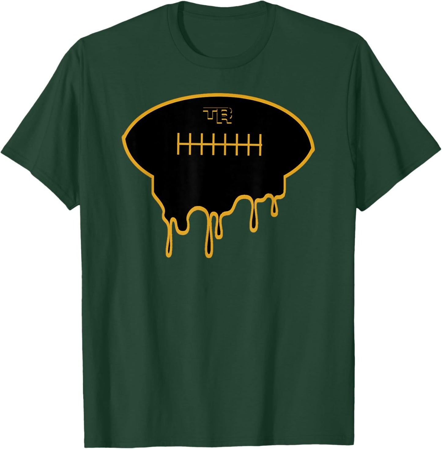 Football Drip T-Shirt - T-Shirt | Forest