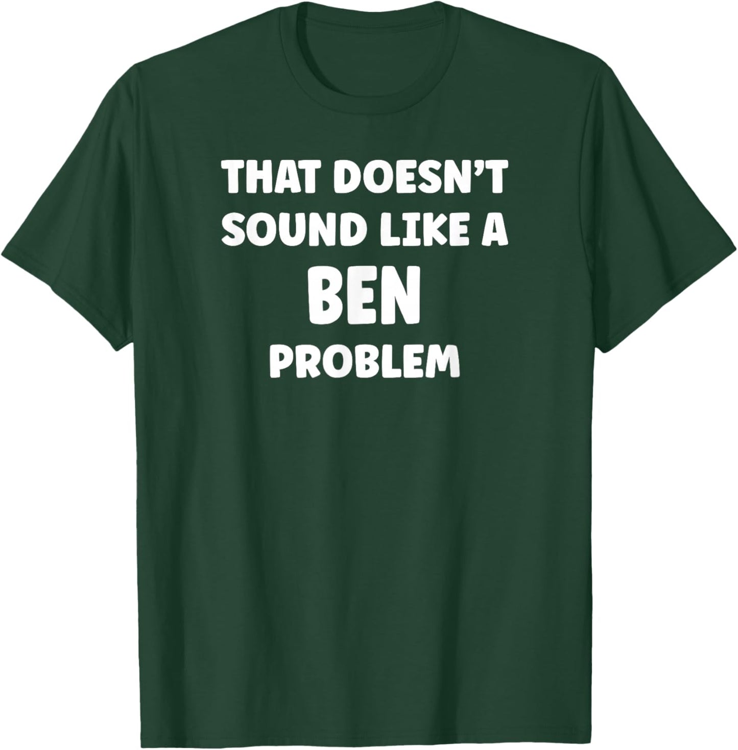 BEN Retro Gift Gift BEN Boys Personalized Custom BEN Name T-Shirt - T-Shirt | Forest