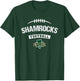 Westfield Shamrocks Logo Football Distressed HS T-Shirt - T-Shirt | Forest