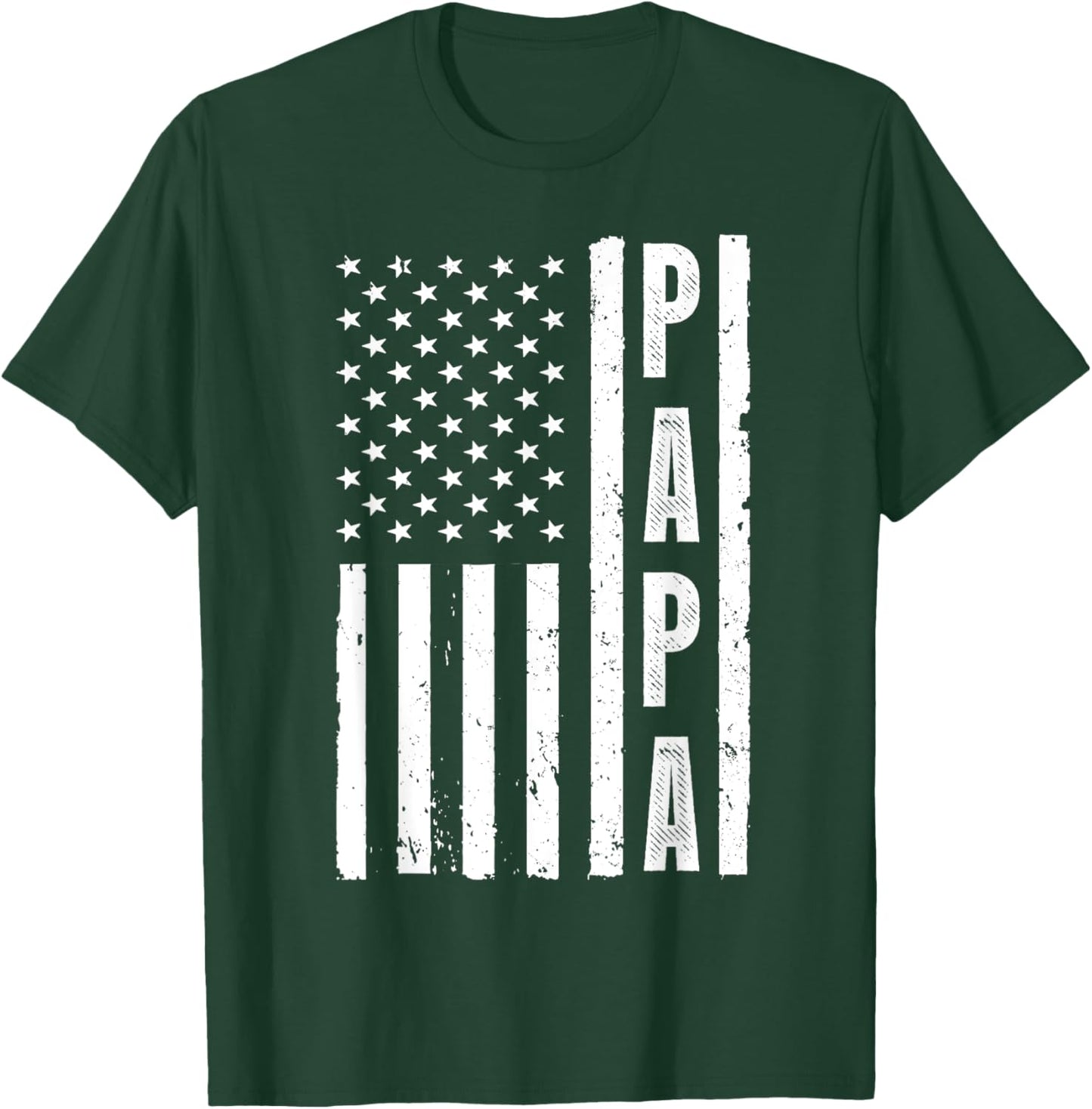 Best Papa Design Dad Grandpa Papi Father's Day Papa T-Shirt - T-Shirt | Forest
