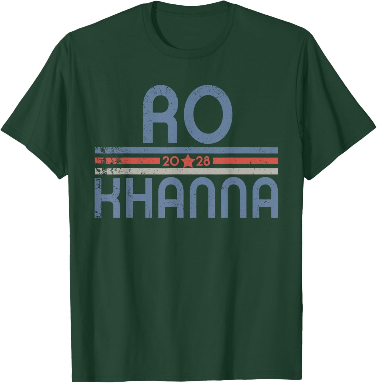 Ro Khanna For President 2028, Rohit Khanna 2028 Vintage T-Shirt - T-Shirt | Forest