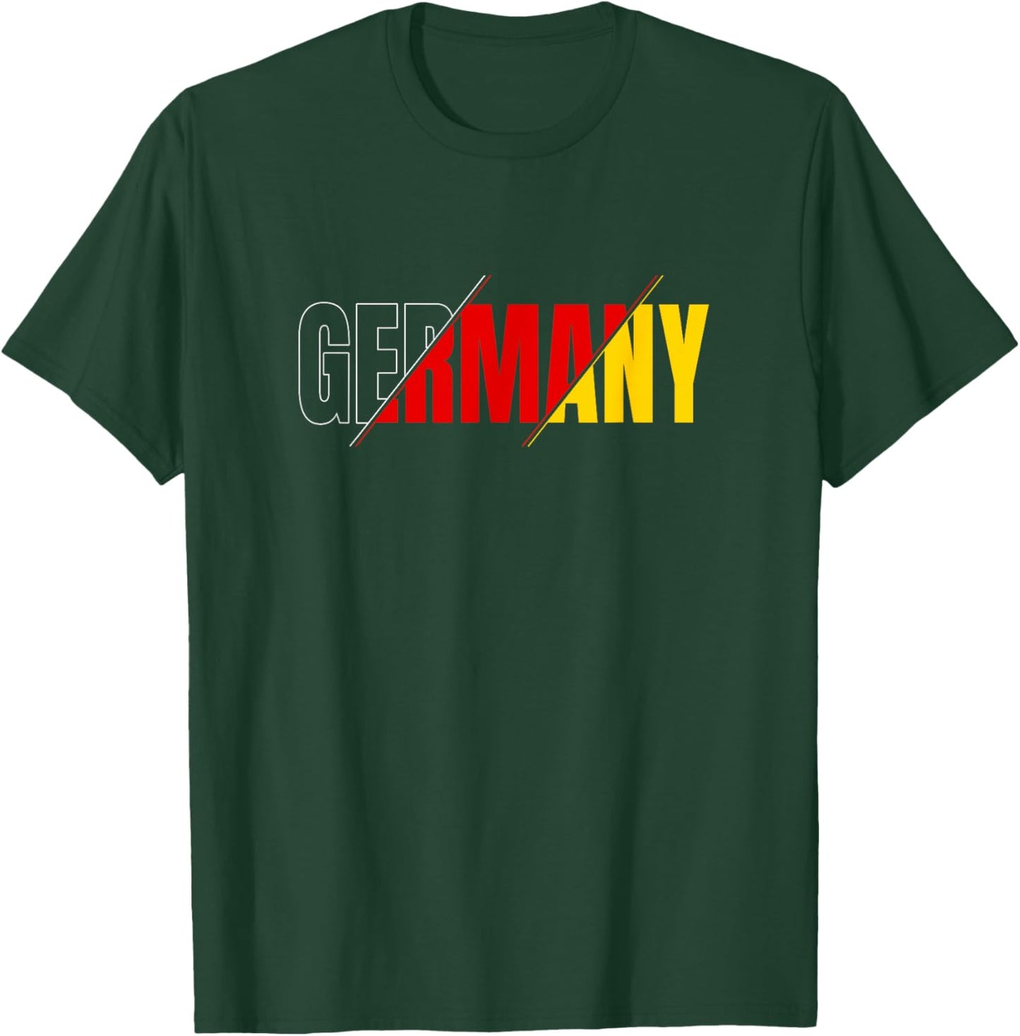 Germany Schwarz Rot Gelb Heimatliebe Vaterland Deutschland T-Shirt - T-Shirt | Forest