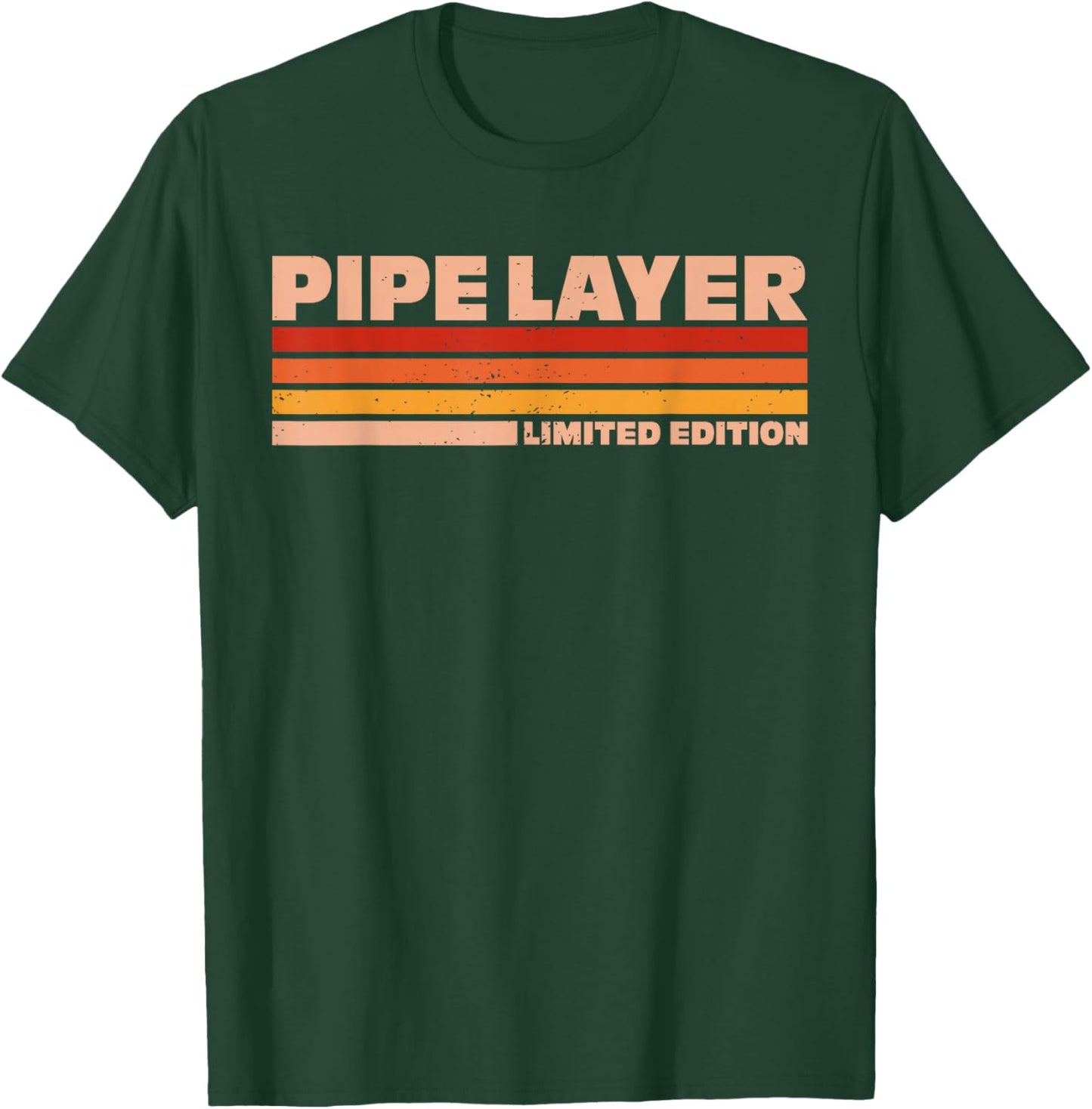 Pipe Layer Retro Sunrise T-Shirt - T-Shirt | Forest
